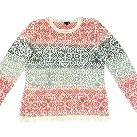 Talbots Women’s Lambswool Lightweight Long Sleeve Crewneck Sweater Size Medium - Picture 2 of 8